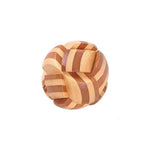 casse tete en bois bambou sphere